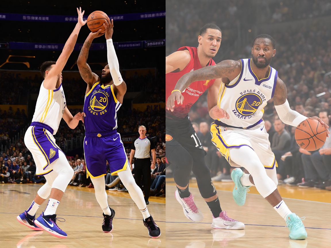 NBA季后赛湖人勇士激烈对决